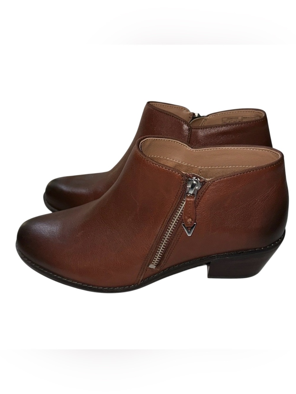 VONIC JOY JOLENE ANKLE BOOTIES MOCHA COMFORT ARCH SUPPORT 8.5 MEDIUM - Picture 9 of 13